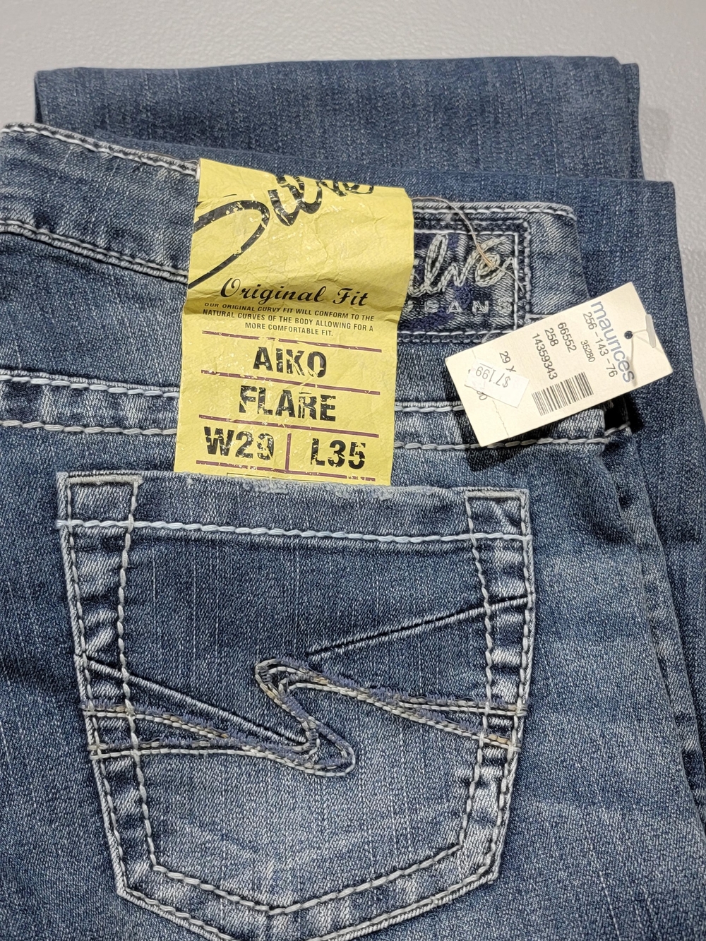 Silver Jeans Aiko Flare Women's Jeans - Light Blue